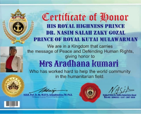 Honour from: Kutai Mulawarman Kingdom